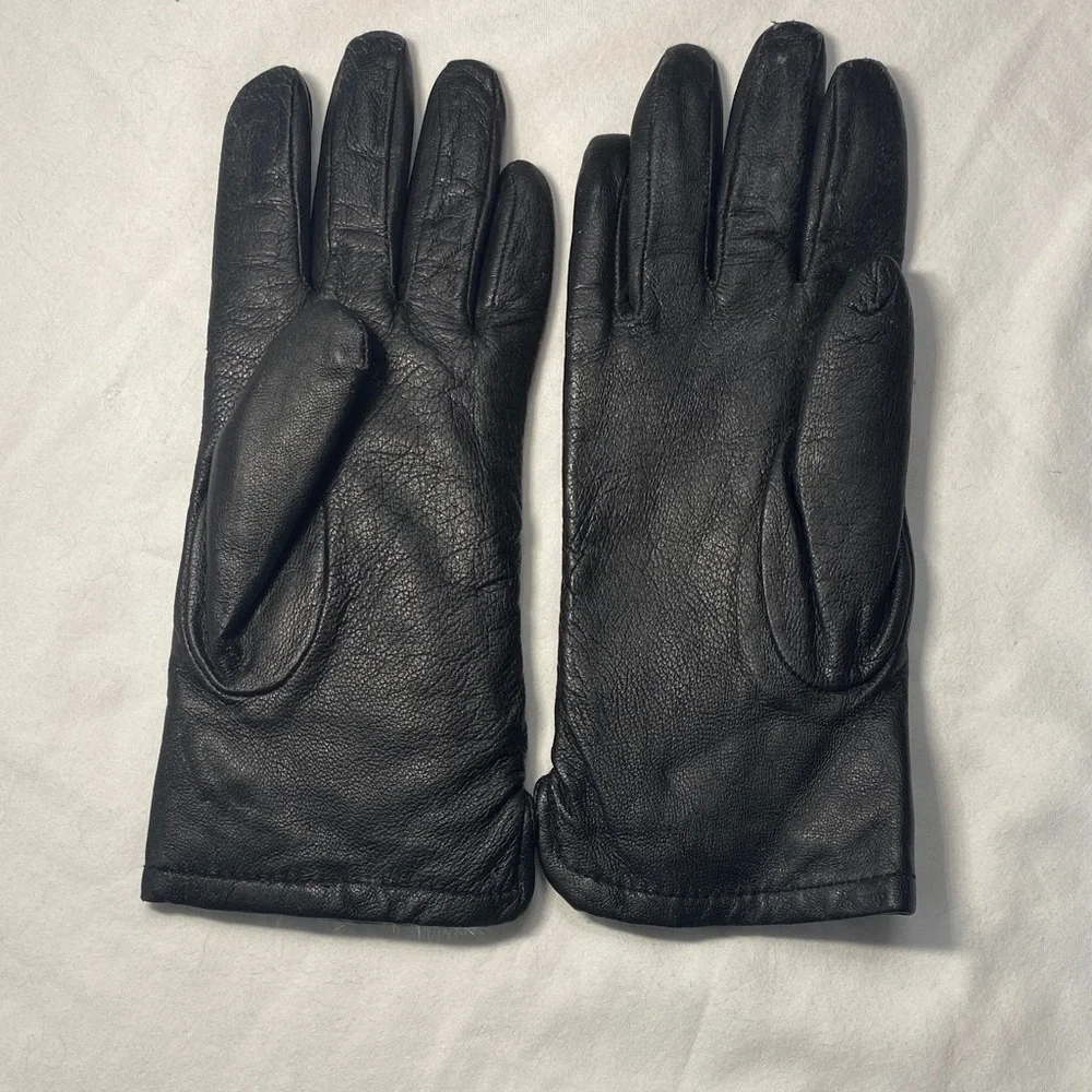 GrandDoe Elegant Black Leather Gloves